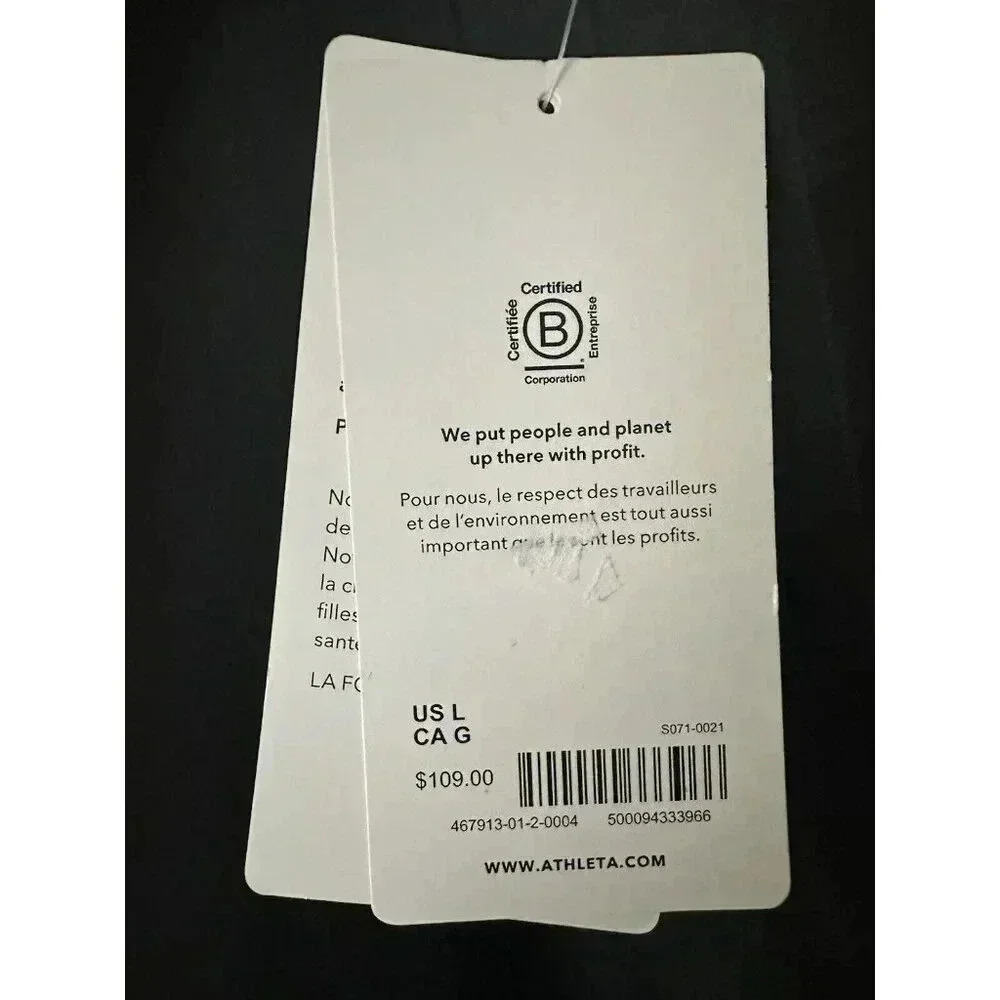 NWT Women's ATHLETA Get Set Hybrid Jogger Black Sweatpants; 467913 Size L - Picture 3 of 8